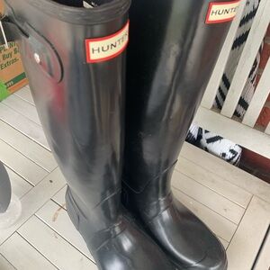 Hunter Classic Black Tall Boots